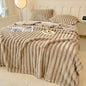 Luxurious Faux Rabbit Fur Throw Blanket - Soft, Warm & Cozy for Couch, Bed, Office, and Travel