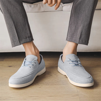 2025 Summer Loafers Men Casual Shoes Breathable Lace Up Lightweight Versatile Comfortable SUMMER CHAMPION