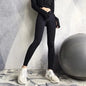 Fitness Pants Women Stretch Tight Peach Buttock Lifting Yoga Pants High Waist Belly Holding Quick Dry Running Sweat pants Fitnes