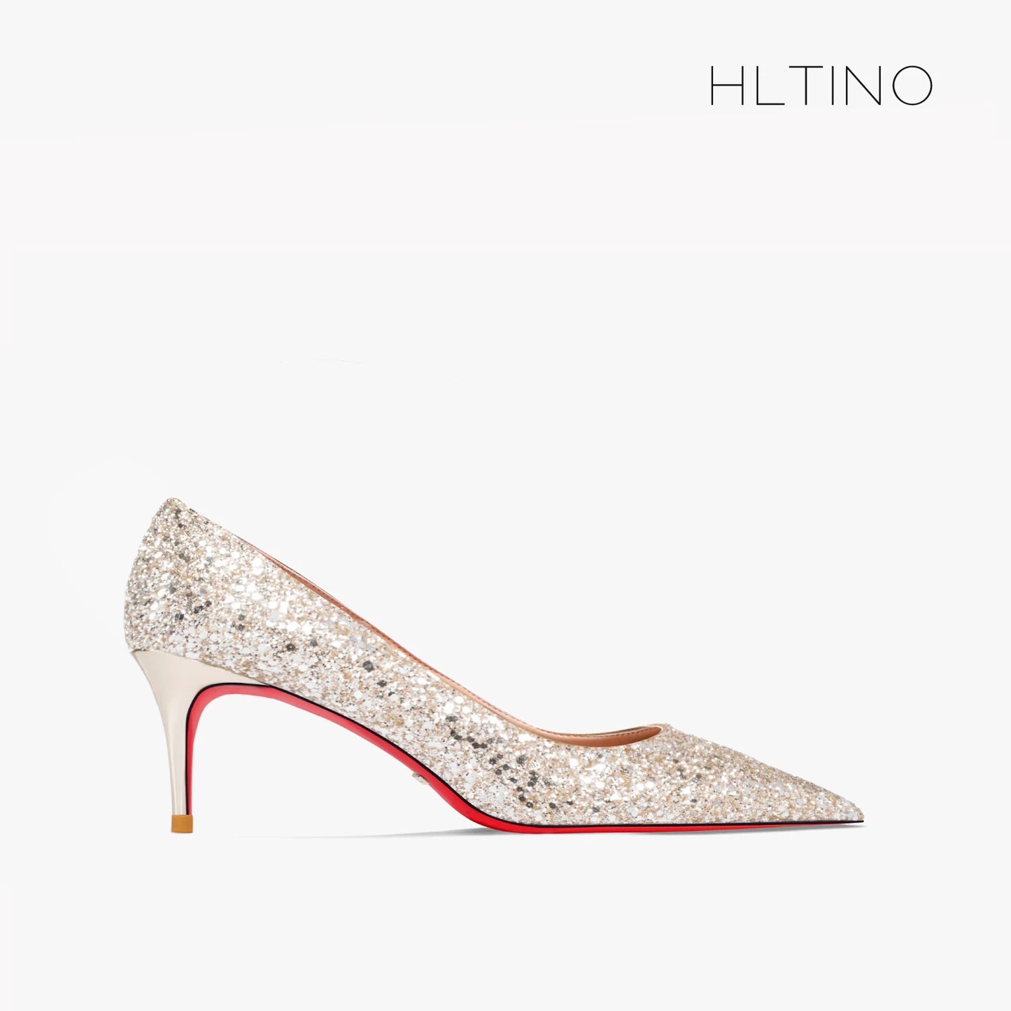 Couture Luxury Red Bottom Glitter Heels | Merch Gone Viral.