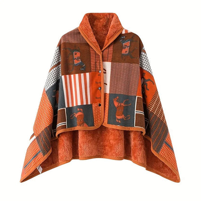 Soft Wearable Blanket Shawl for Office and Home Use Breathable Warmth
