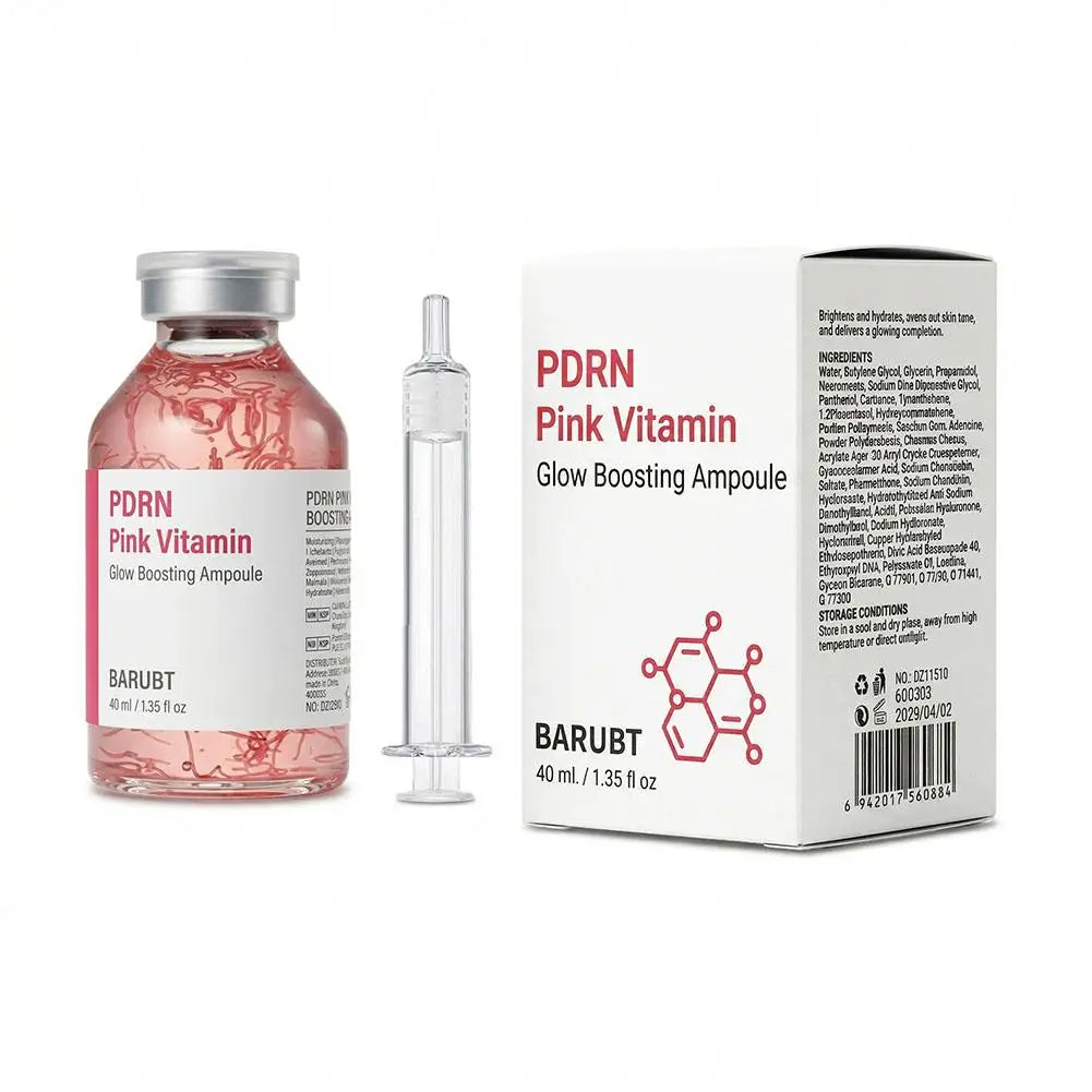 Korean Skincare Ampoule Kit Glow Formulated With Collagen Silk Peptide And PDRN For Deep Hydration And Radiant Skin