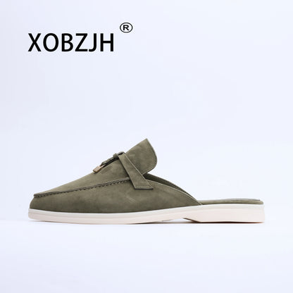 2026 Luxury Butter Suede Tassel Loafers – Designer Slip-On Flats for Women | Chic Walking & Work Shoes