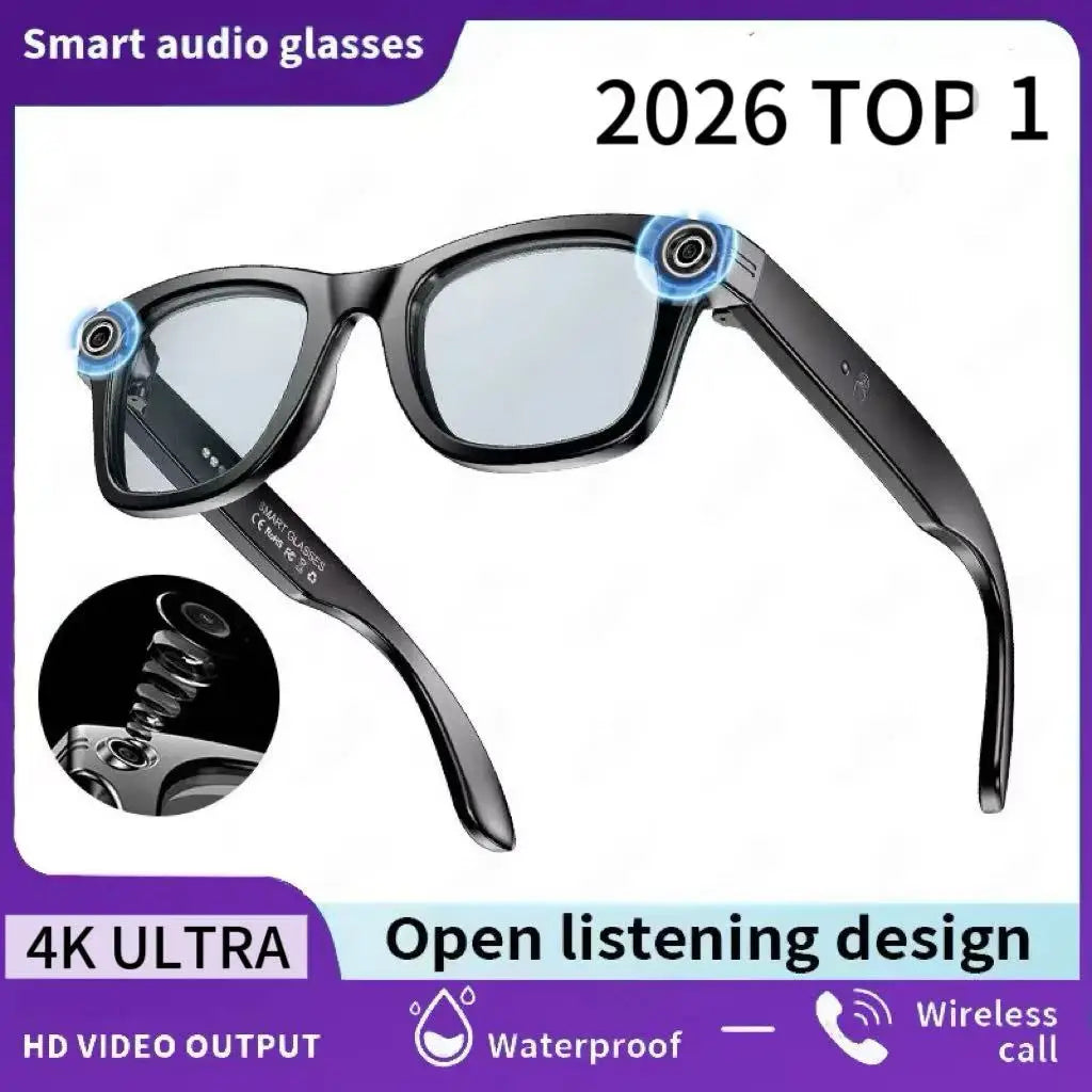 Titanium Frame AI Smart Glasses With 13MP Camera And Real Translation