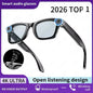 Titanium Frame AI Smart Glasses With 13MP Camera And Real Translation