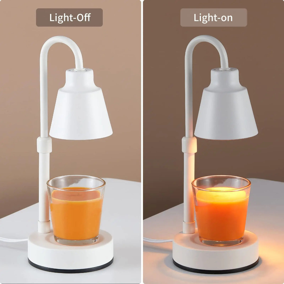 Wax-melting lamp with timer and dimmer