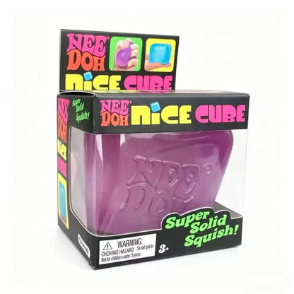 Sensory Cube Fidget Toy with Multi-Texture Tactile Faces for Desk Use