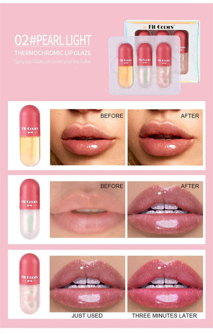 Hydrating Lip Gloss for All Lip Tones with Color Changing Shine