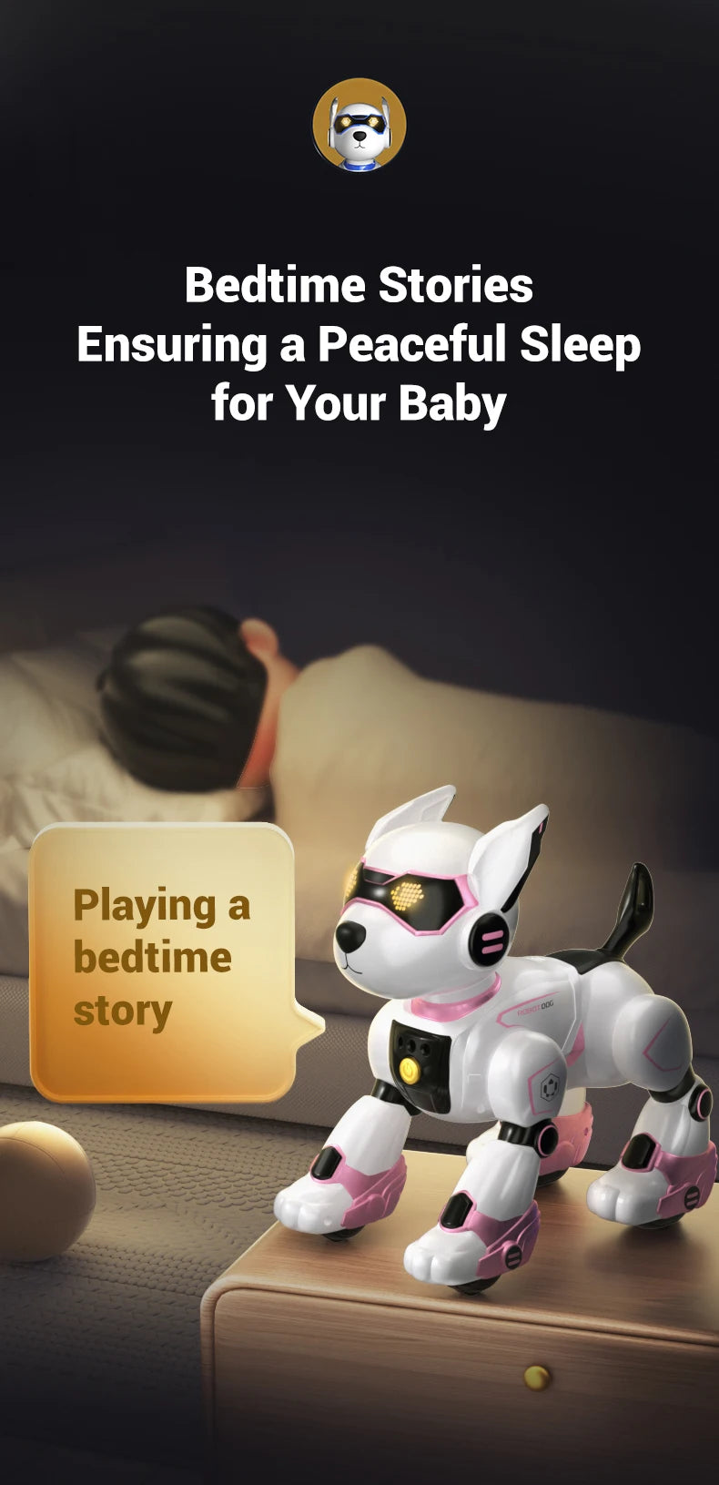 R27 Intelligent Robot Dog - Voice Control Electronic Pet Programming Toy