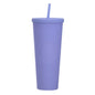 2026 Luxury Diamond Cold Cup Tumbler with Straw | Double Wall Iced Coffee Cup | Starbucks-Style Reusable Cup