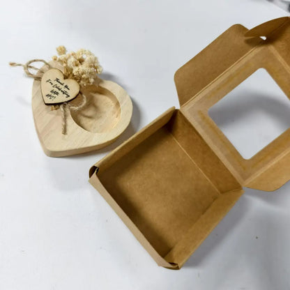 Wood Candle Holder Rustic Tealight Stand For Wedding Centerpieces
