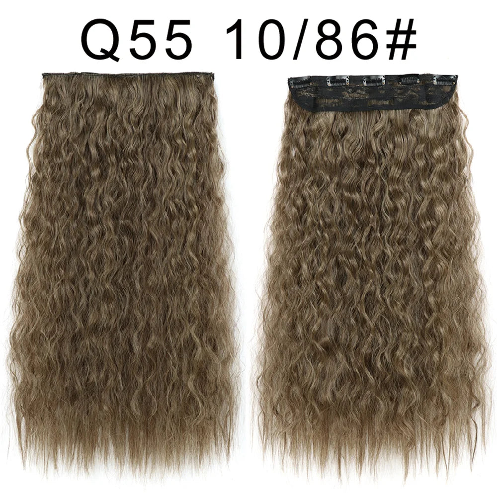 Long Clip In Hair Extensions for Length and Volume 22 Inch