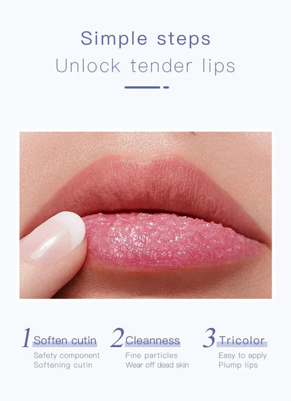 Lips Scrub Make Tender Lip Mask Makeup Exfoliating Exfoliation Gentle Moisturizing Conditioning Exfoliate Care Lips Balm Make-up
