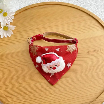Cat Bow Tie Collar With Bell In Soft PP Cotton Adjustable For Festive Wear