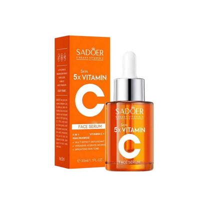 Vitamin C skincare with face cream serum or toner options