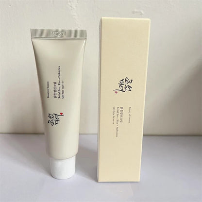 Sunscreen Cream Spf 50 Moisturizing Finish Rice Probiotic Formula Korean Skin Shield 50ml