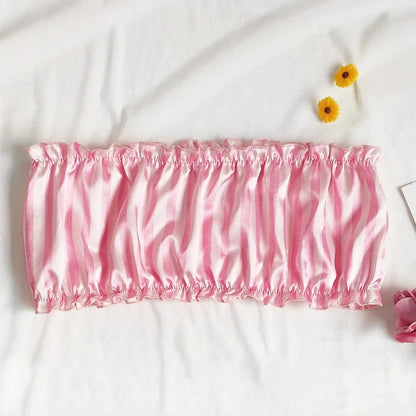 Breathable Pajama Set for Women with Warm Nights Satin Sleepwear