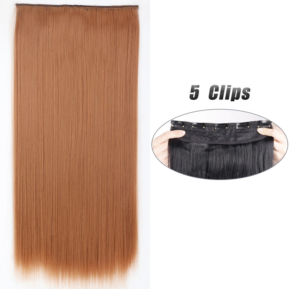 Voluminous Clip-In Hair Extensions 80cm For Fuller Long Hair Look