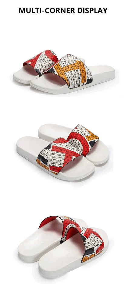 Soft Women Beach Slippers With Letter Print Design For All Day Wear And Resort Style