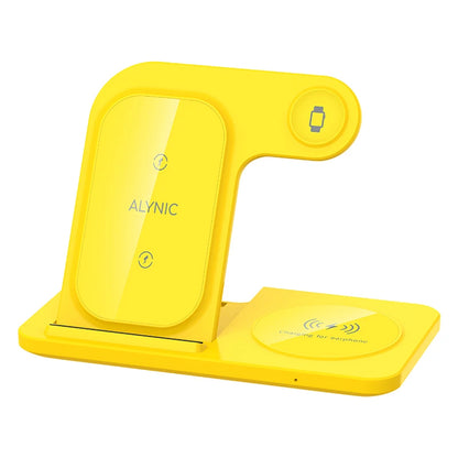 Foldable Wireless Dock for Smartphones and Earbuds 3-in-1