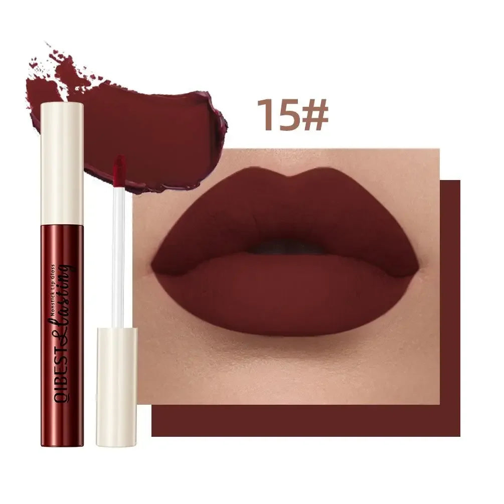 12 Colors Sexy Women Lipstick Waterproof Long Lasting Moist Lip Gloss Vivid Colorful Lipgloss Women Makeup maquiagem