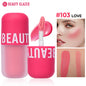 Beauty Glazed Liquid Blush 5 Colors Smooth Velvet Matte Pink Blusher Natural Easy To Smudge,Waterproof,And Long Lasting