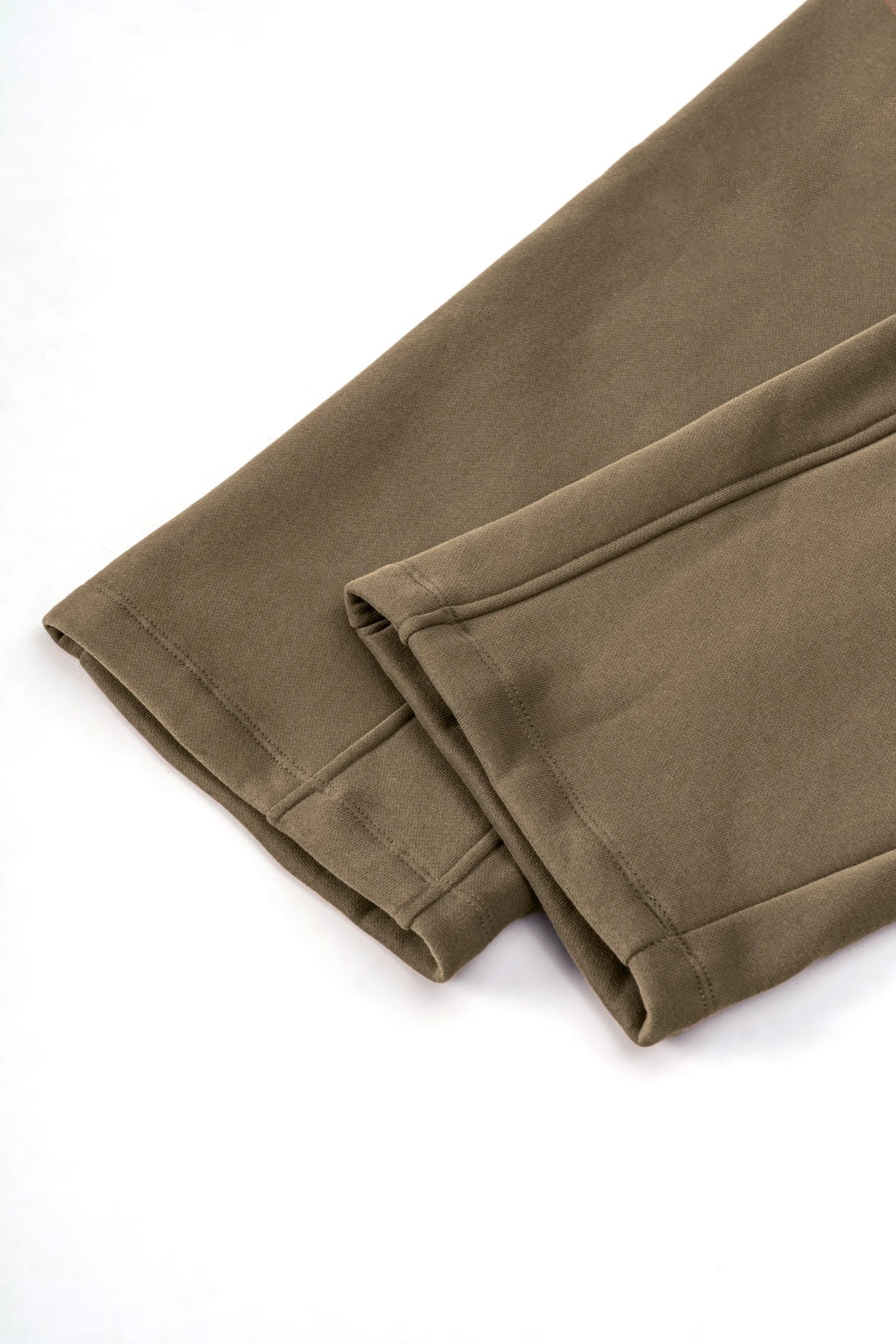 Unisex Cotton Blend Fleece Hoodie And Pants Set With Relaxed Fit And Soft Texture