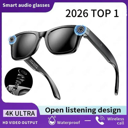 Titanium Frame AI Smart Glasses With 13MP Camera And Real Translation