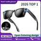 Titanium Frame AI Smart Glasses With 13MP Camera And Real Translation