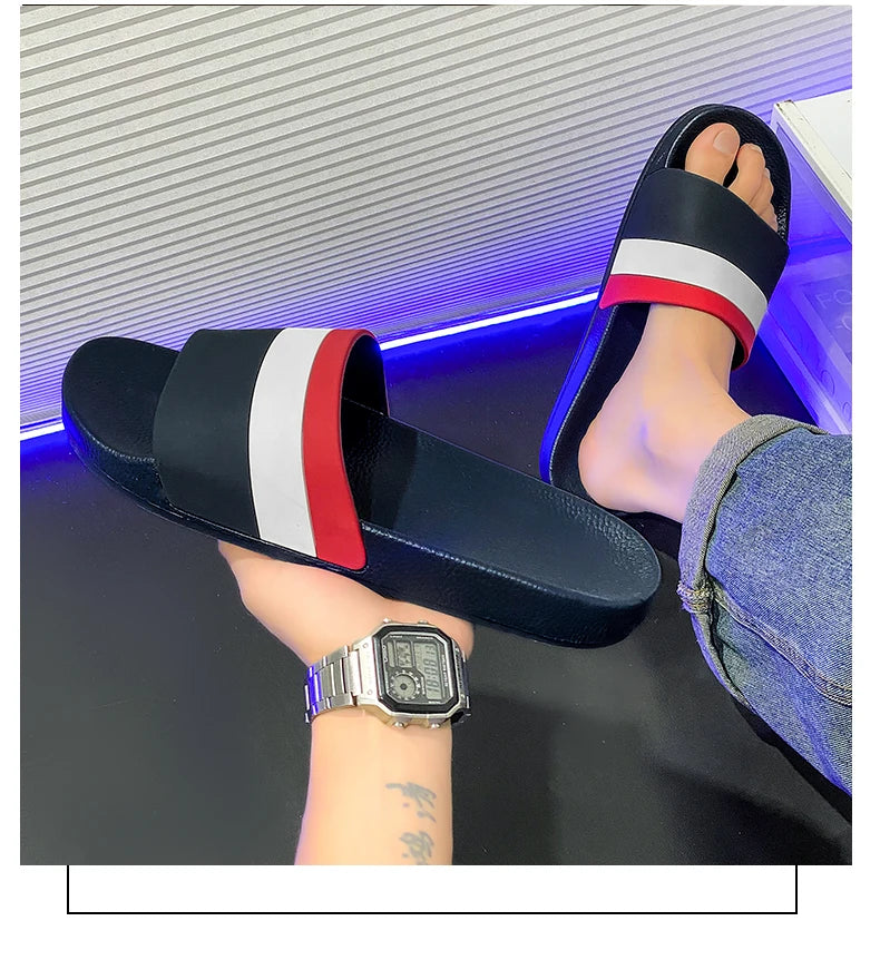 Non-Slip Slippers for Men and Women with Cushioned Comfort Beach Ready