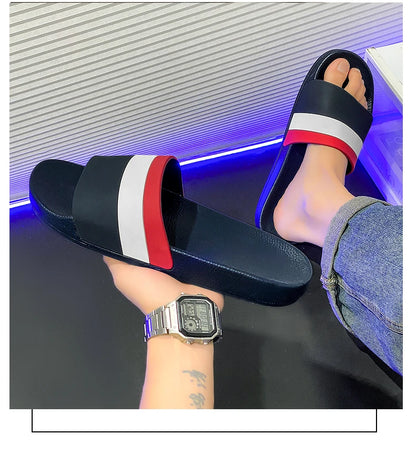 Non-Slip Slippers for Men and Women with Cushioned Comfort Beach Ready