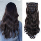 Lush Clip In Extensions 7 Piece Full Head 22 Inch Curly Wavy Hair