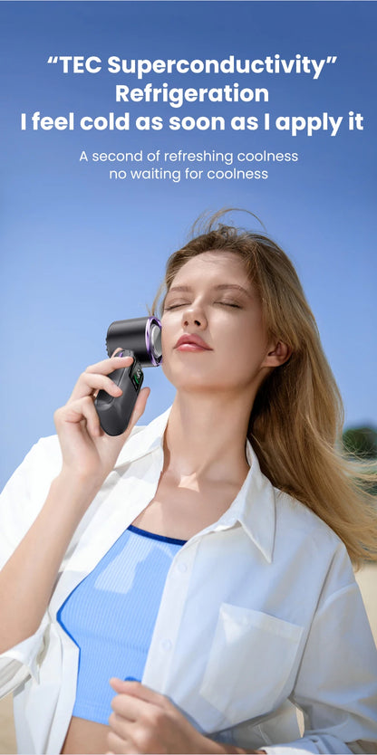 Portable Neck Fan 100 Speed Adjustable Mini Electric Outdoor Handheld