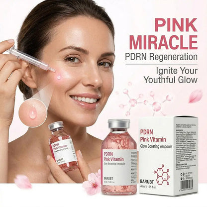 Korean Skincare Ampoule Kit Glow Formulated With Collagen Silk Peptide And PDRN For Deep Hydration And Radiant Skin