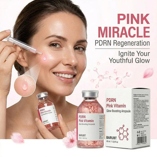 Korean Skincare Ampoule Kit Glow Formulated With Collagen Silk Peptide And PDRN For Deep Hydration And Radiant Skin
