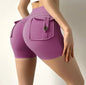 Sexy Yoga Shorts for Women, High Waisted Sports Pants, Fitness Shorts