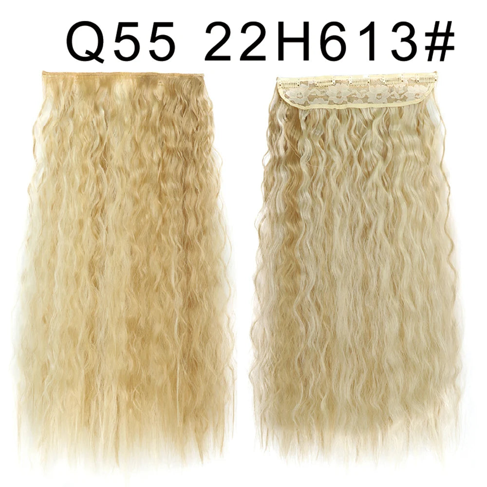 Long Clip In Hair Extensions for Length and Volume 22 Inch