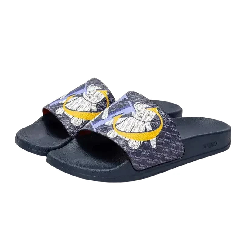 Soft Women Beach Slippers With Letter Print Design For All Day Wear And Resort Style