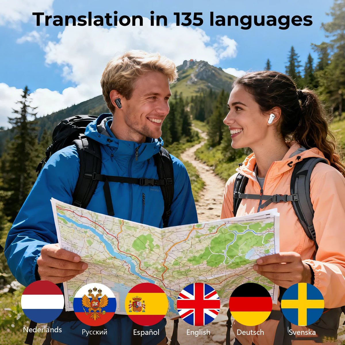 Real-time translator earbuds with active noise cancellation