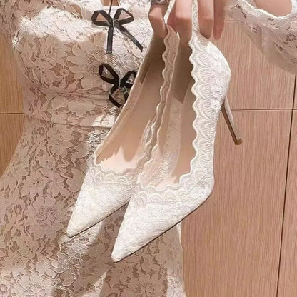 Women High Heels 2025 New Spring Design Pointed Toe Woman Pumps Thin Heels Elegant Nightclub Party Female Shoes Zapatos De Mujer