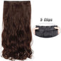 Wavy Clip In Hair Extensions Five Clip Set for Fuller Waves