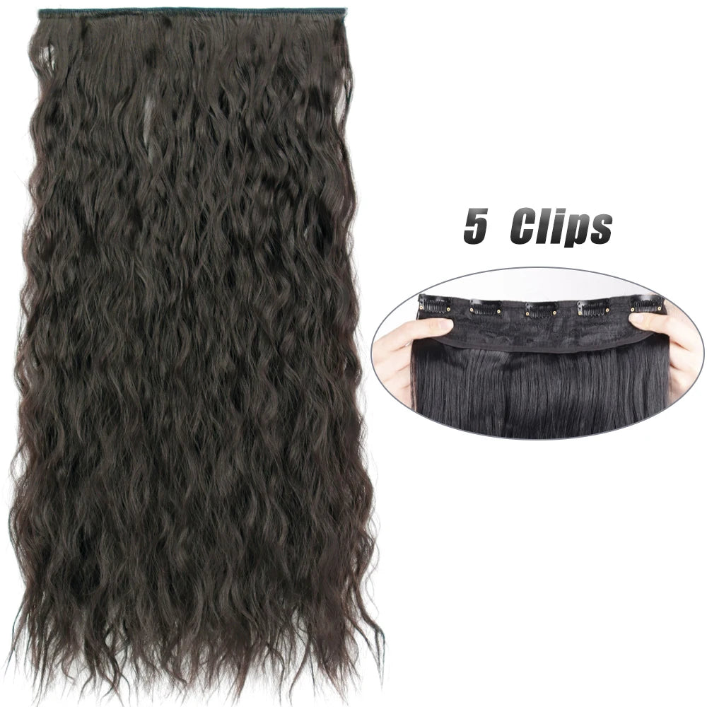 Voluminous Clip-In Hair Extensions 80cm For Fuller Long Hair Look