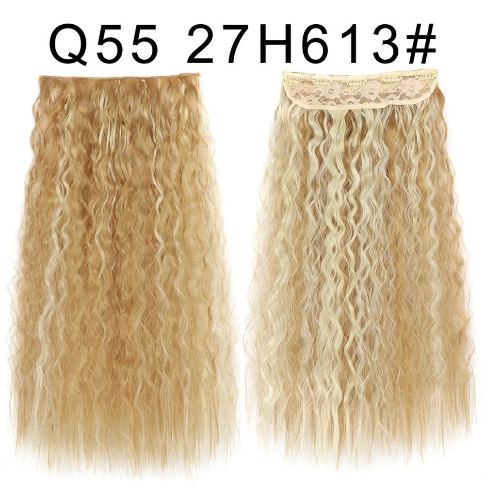 Long Clip In Hair Extensions for Length and Volume 22 Inch