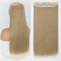 Heat-Resistant Clip-In Hair Extensions Five Clips for Dark Hair
