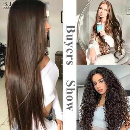Long Clip In Hair Extensions for Length and Volume 22 Inch