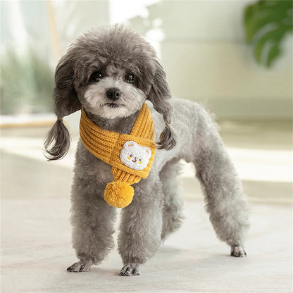 Soft Pet Scarf for Small Medium Dogs Cats Lightweight Slip On