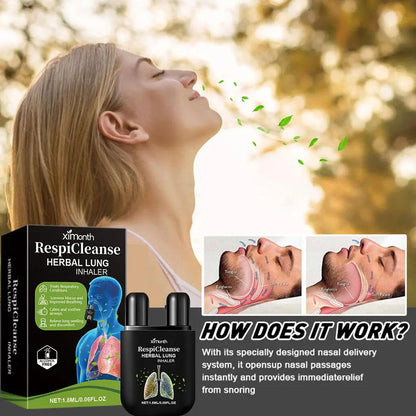 Lung & Liver Detox Nasal Inhaler – Natural Herbal Cleanse for Respiratory & Detox Support