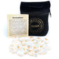 Natural Crystal Agate Rune Set Stones for Divination and Meditation