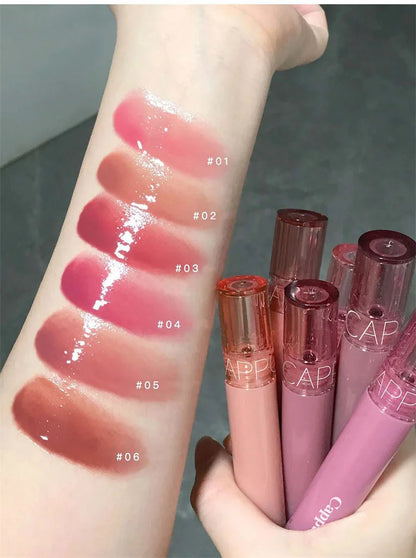 Hydrating Lip Gloss with Glassy Shine for Everyday Wear Rich Color