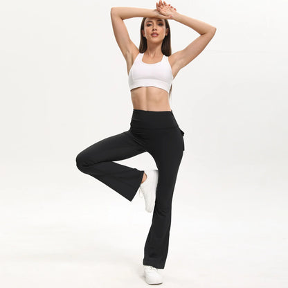 High-Waist Leggings With Cargo Pockets For Yoga And Gym Workouts For All Day Support